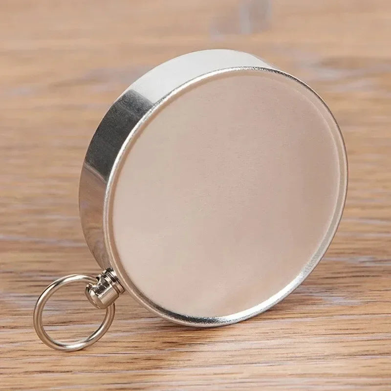 Pocket-Sized Portable Survival Compass with Key Ring – Outdoor Camping & Hiking Navigation